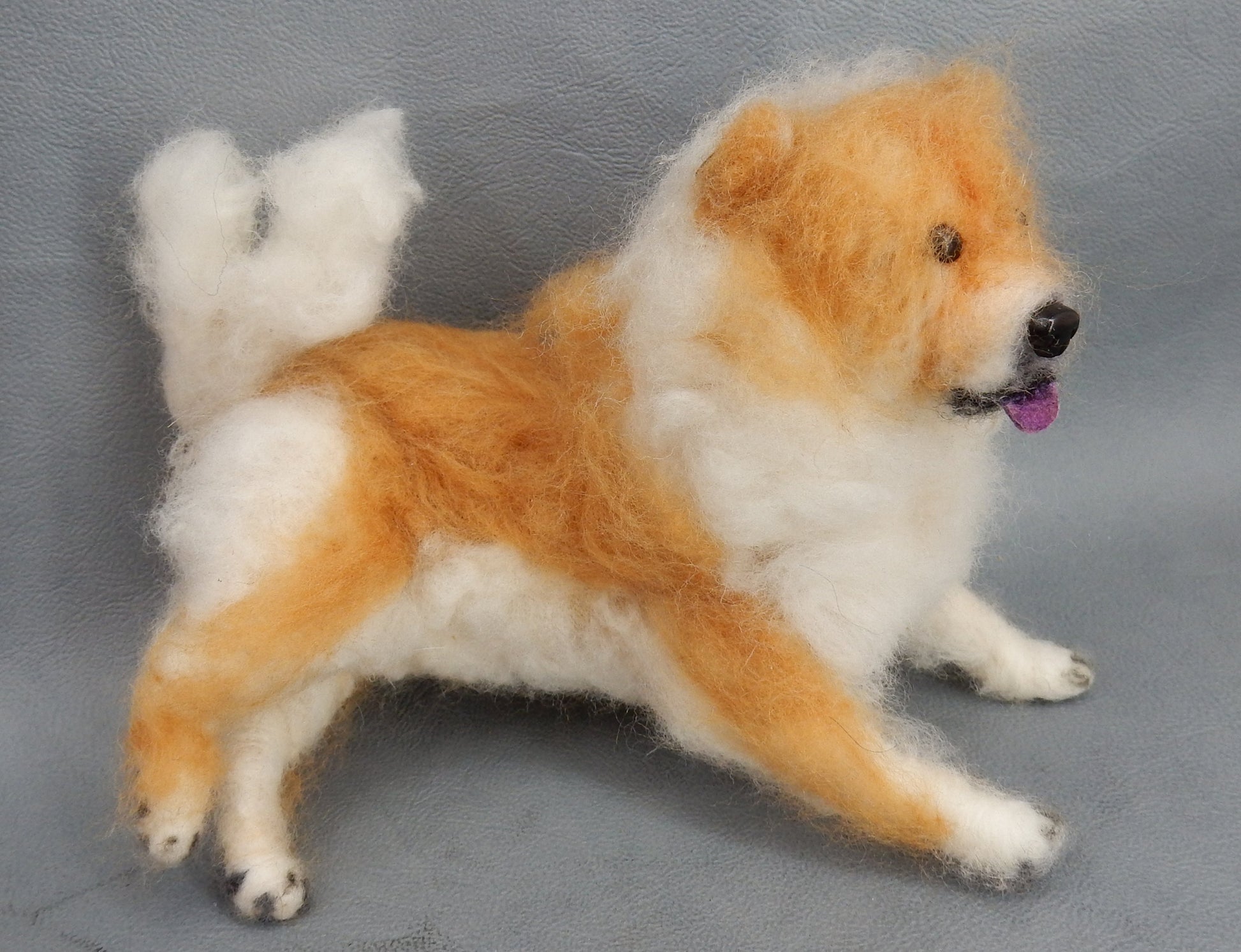 needle-felted Chow Chow replica