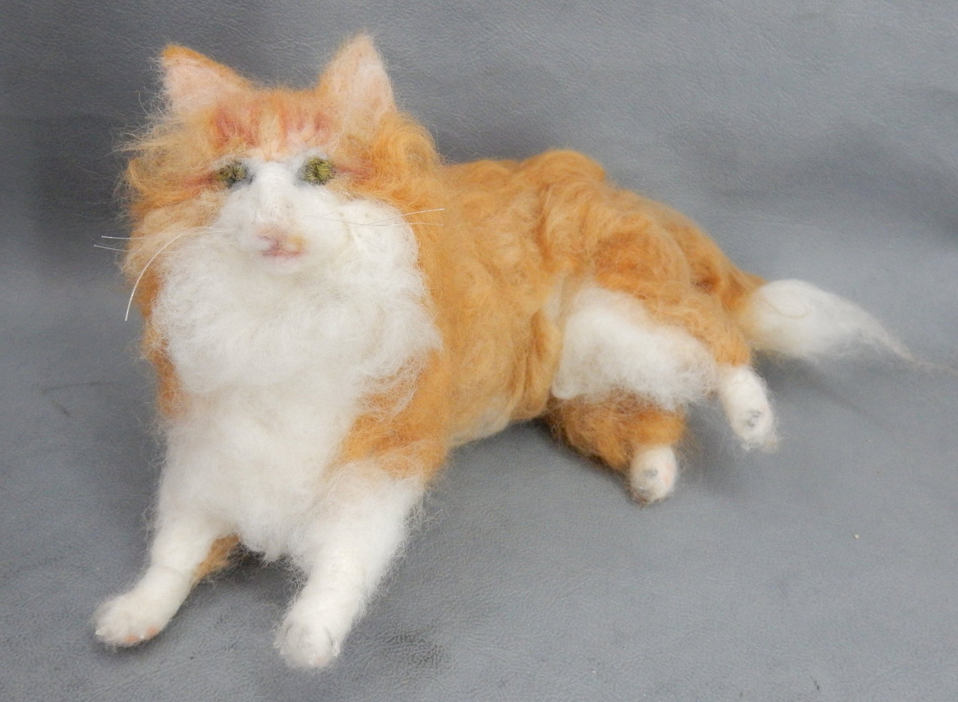 Custom cat replica red tabby cat