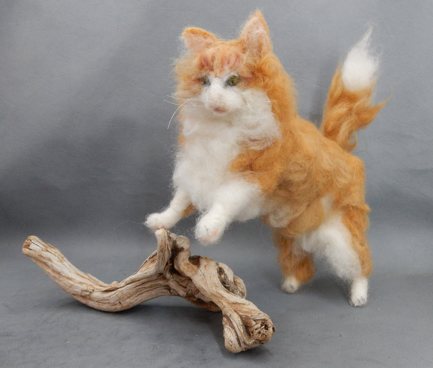 Custom cat replica red tabby cat