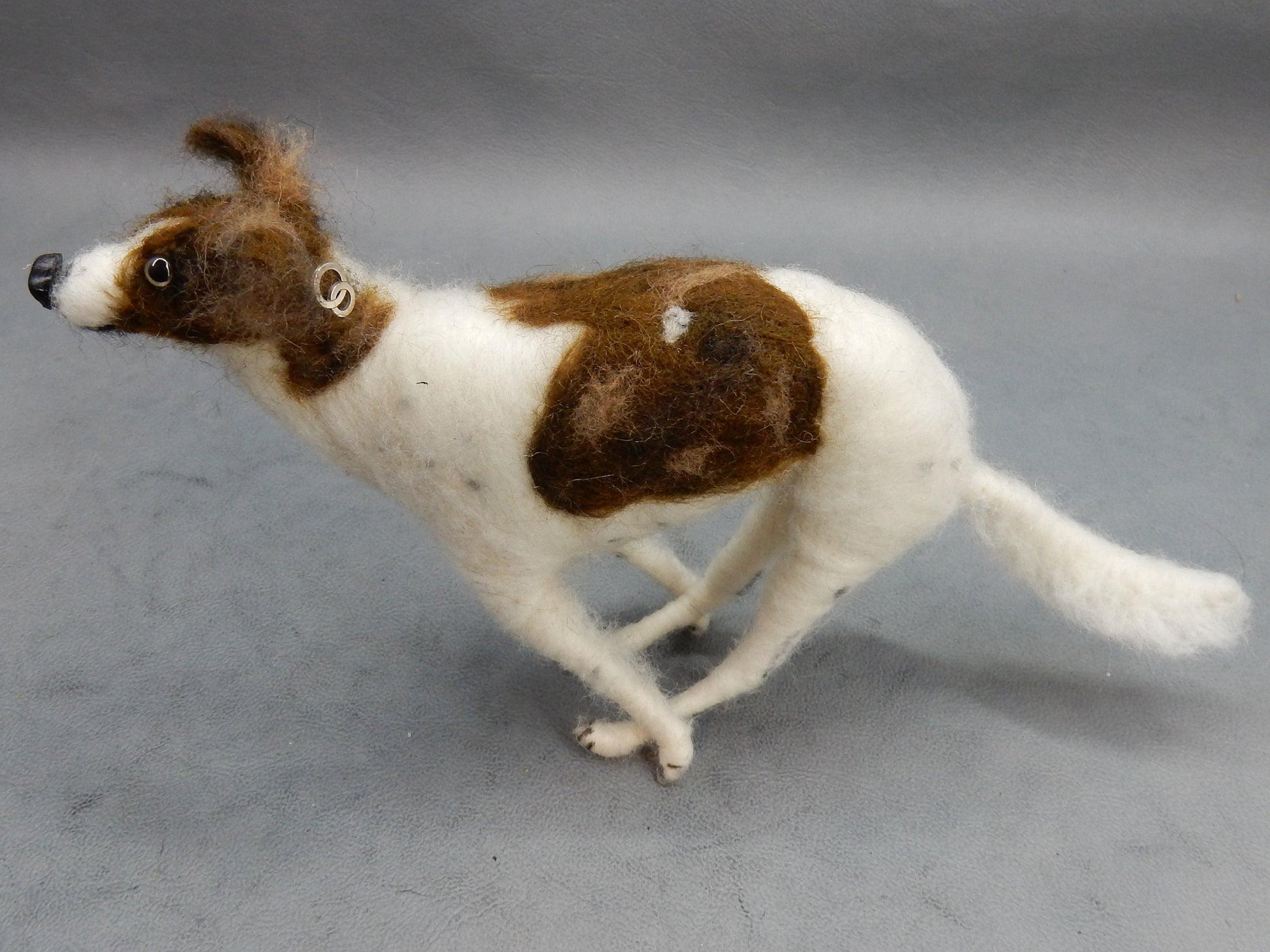 Silken Windsprite needle-felted dog miniature