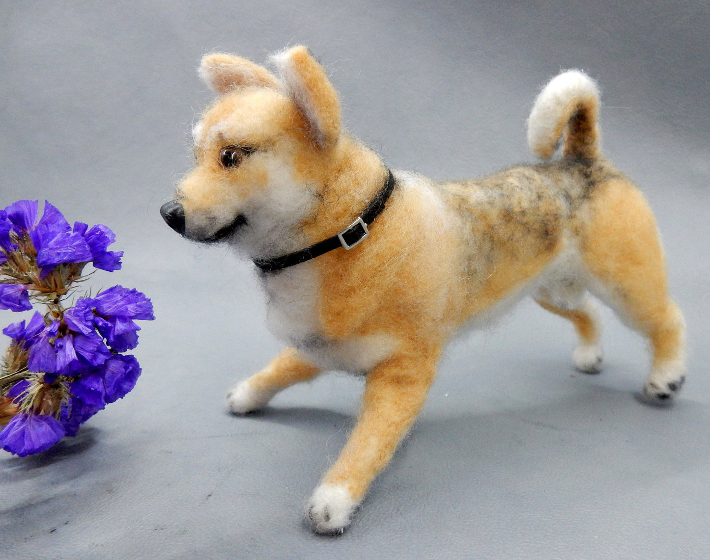 Shiba Inu needle felted dog miniature