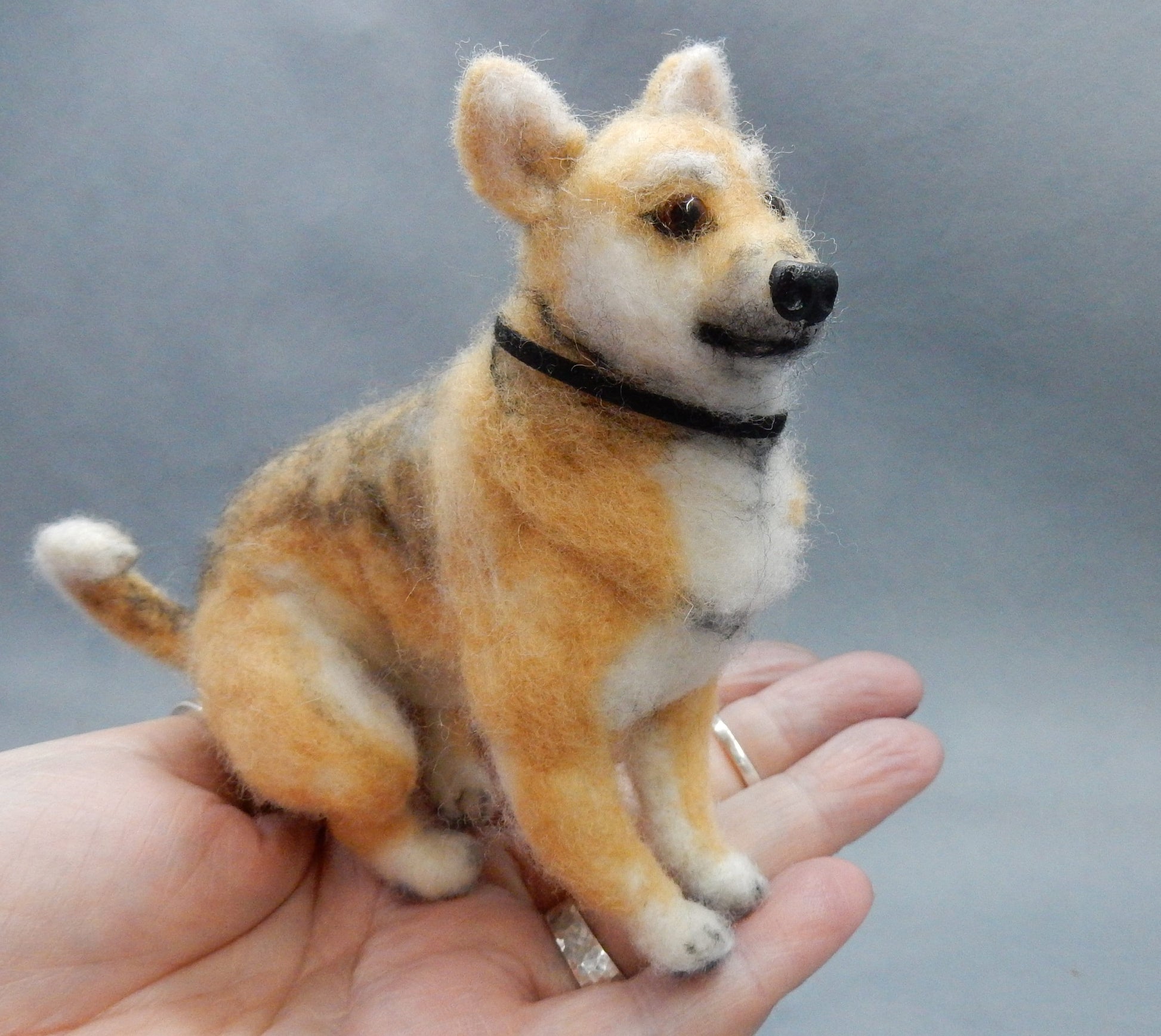 Shiba Inu needle felted dog miniature