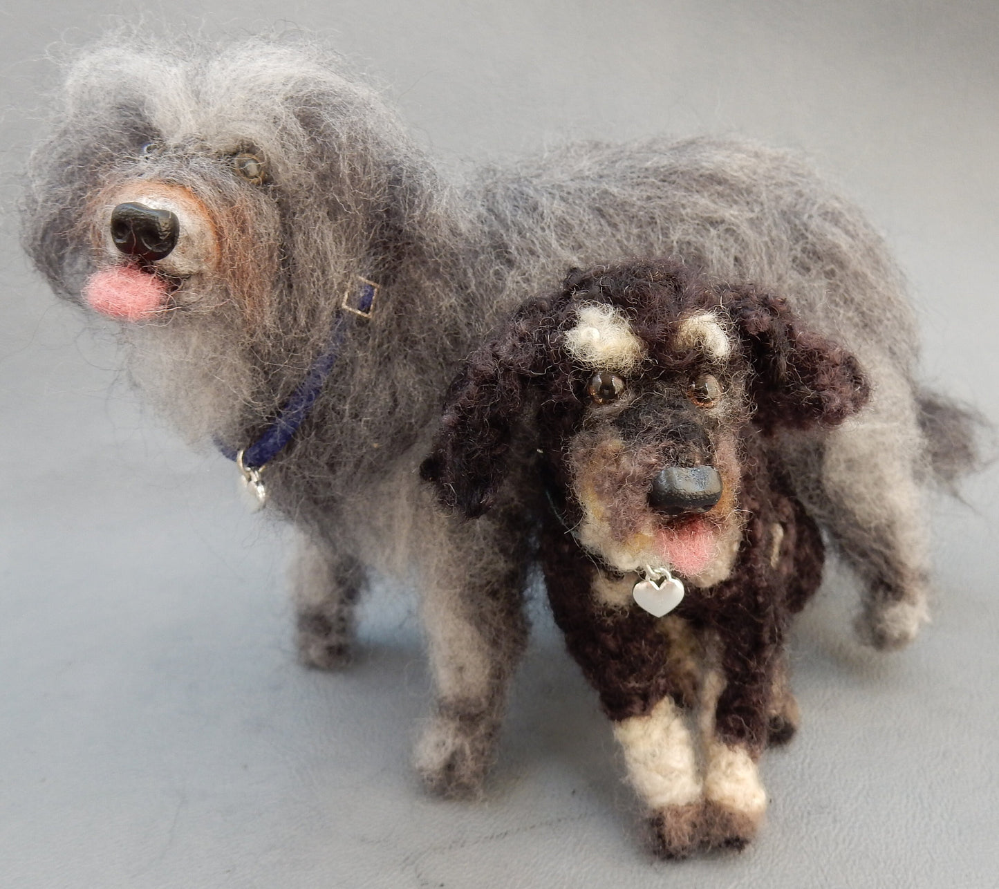 German herding dog needle-felted dog miniature Strobel