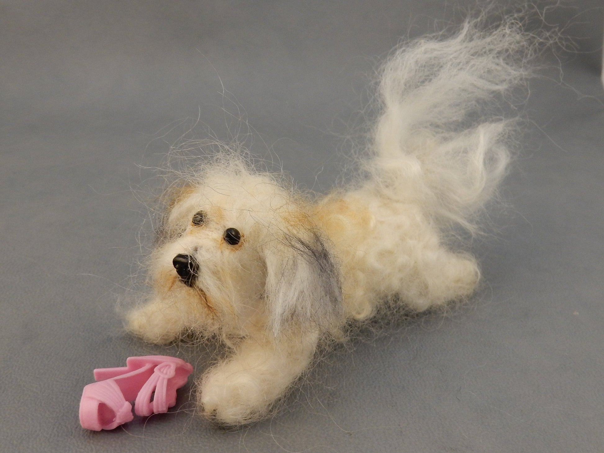 Havanese needle-felted dog miniature custom dog replica